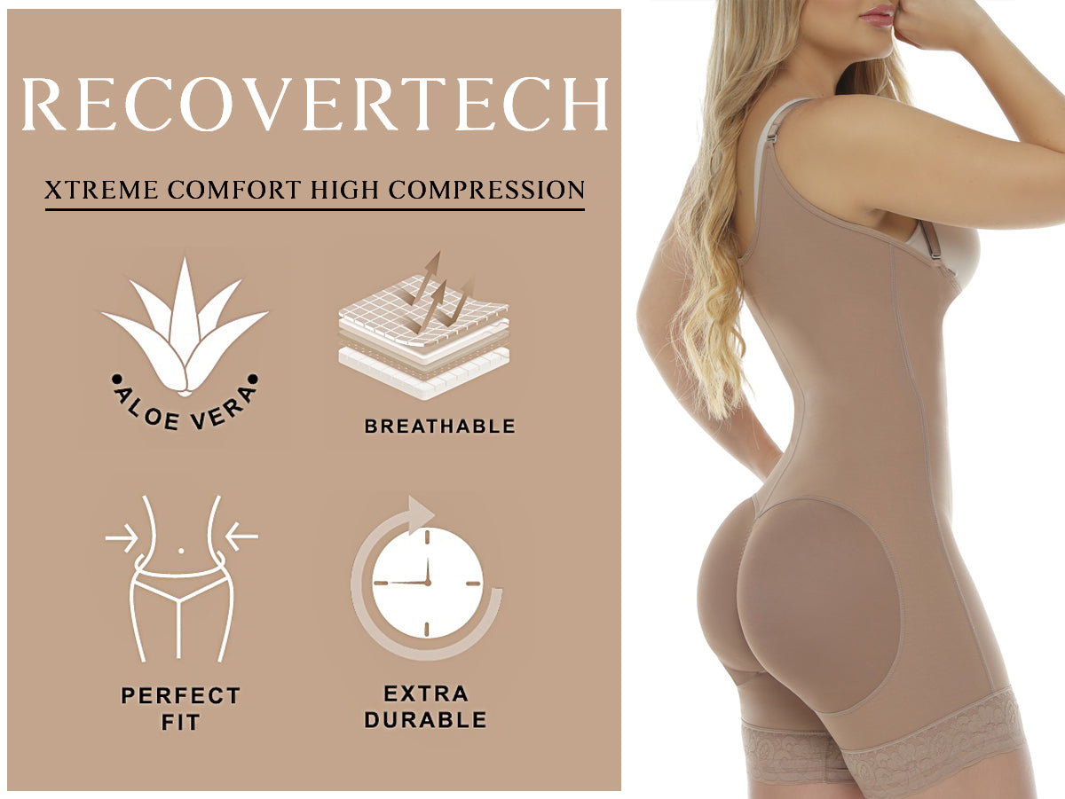 Post Surgery Shapewear With Sleeves/ High compression – Sexyskinz Shapewear  Fajas